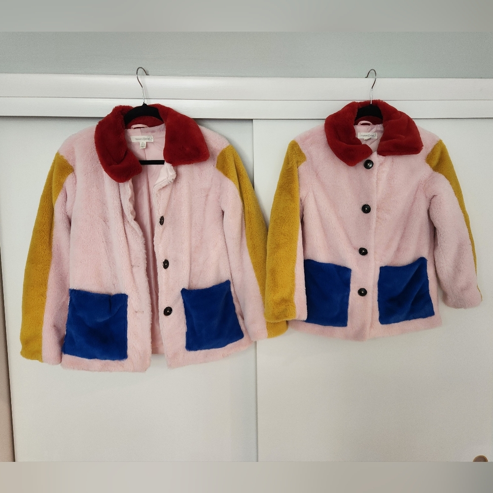 Treasure & Bond Faux Fur Jackets NWOT Girls 14/16 and Girls 8/10